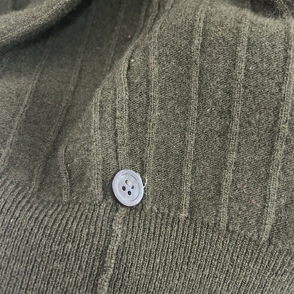 Club Room By Charter Club 100% Lambswool knit Sweater Vest Olive Green Size XL - Picture 7 of 10